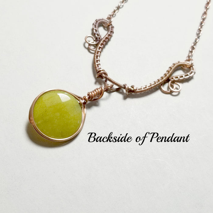 Jewelry for Women, Wire Wrapped Gemstone Pendant - Arkayscreations