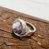 Gemstone Ring, Silver Wire Ring, Stacking Ring - Arkayscreations