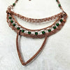 Unusual Necklace, Wire Wrapped Jewelry for Women - Arkayscreations