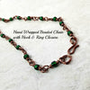 Unusual Necklace, Wire Wrapped Jewelry for Women - Arkayscreations
