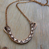 Wire Weave Sunburst Necklace Earring Set ~ Arkayscreations
